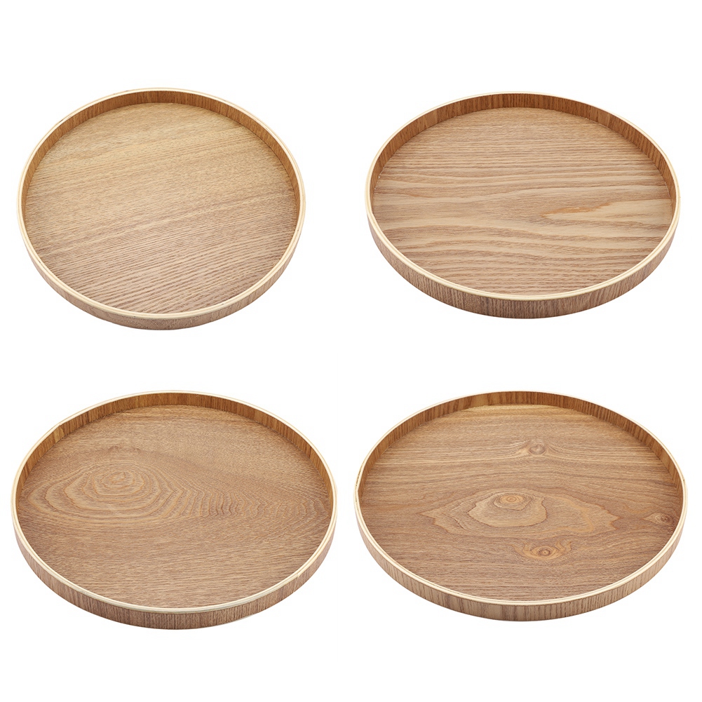 Wooden Serving Tray Tea Plate  - Food Storage Table review and price
