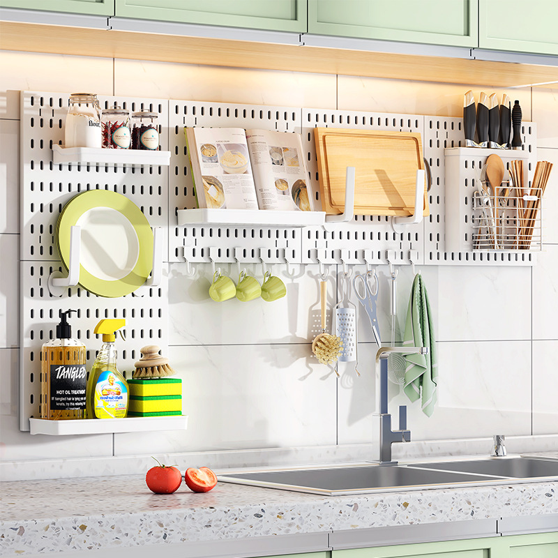 Kitchen Wall Mount Pegboard Or - Food Storage Organiser review and price