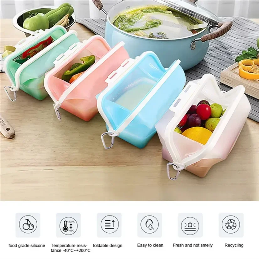 Silicone Travel Premium Reusab - Food Storage Safe review and price