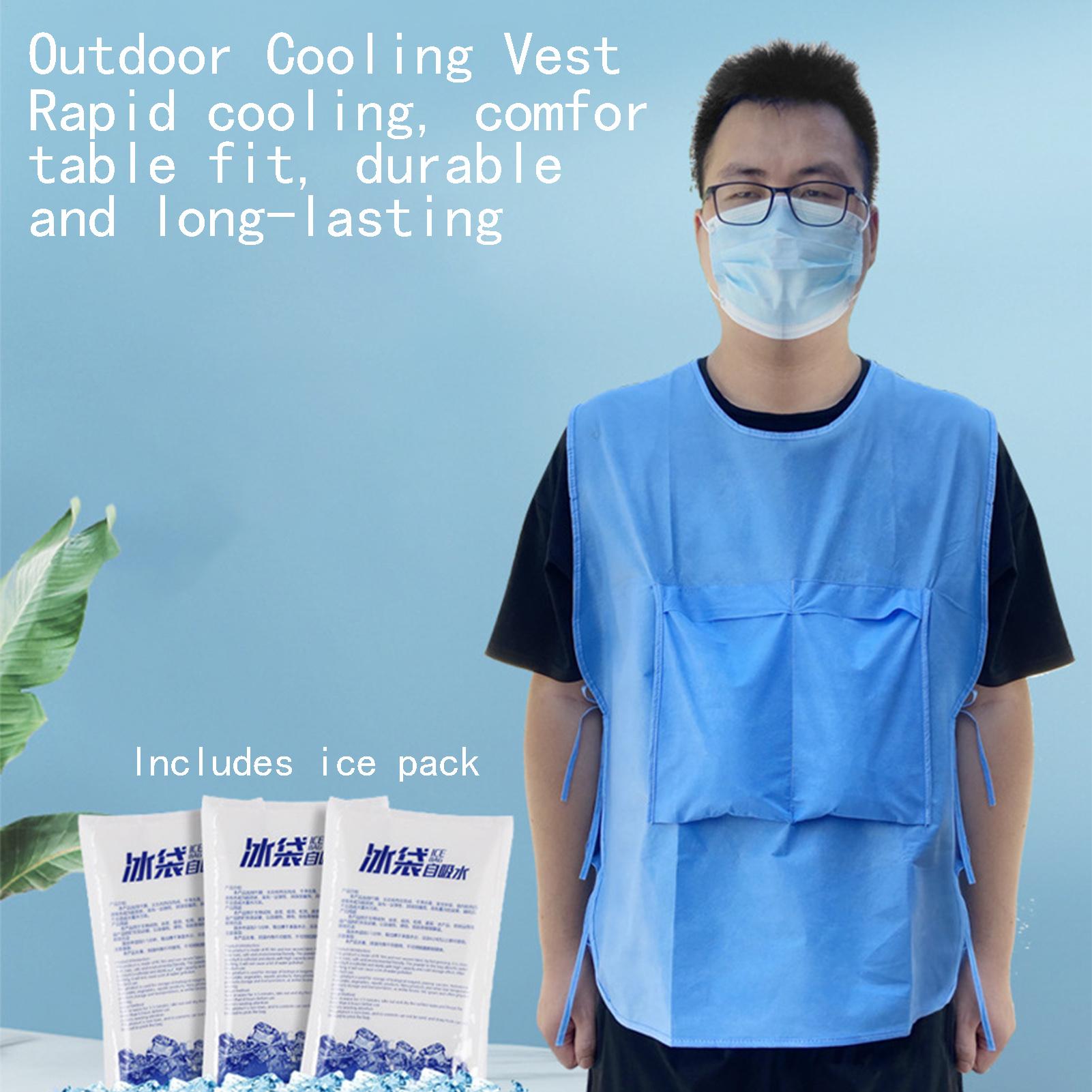 Cooling Vest Cold Jacket with  - Cold Pack Ice Gel review and price