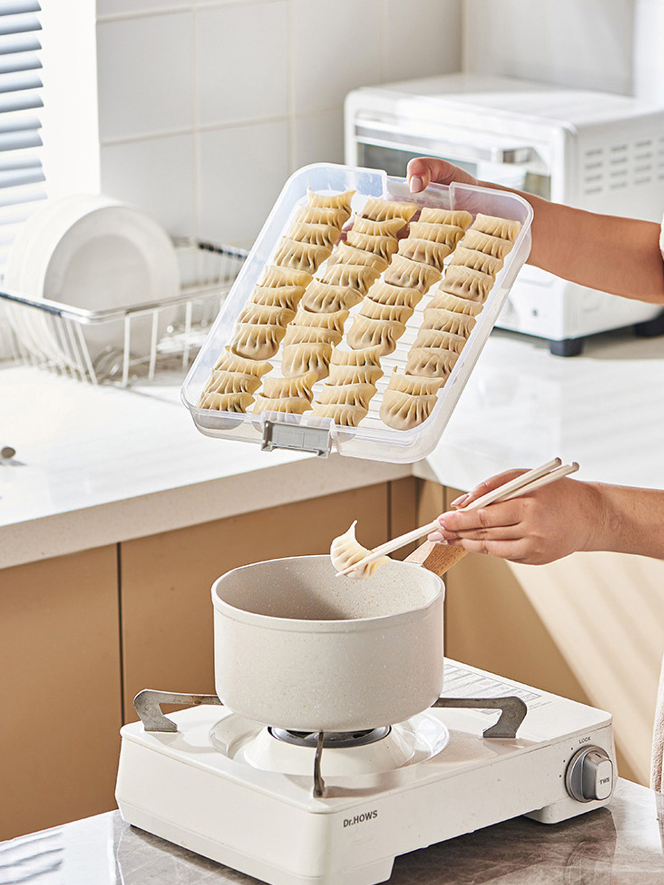 1PC Multi-Layer Dumpling Organ - Food Storage Essentials review and price