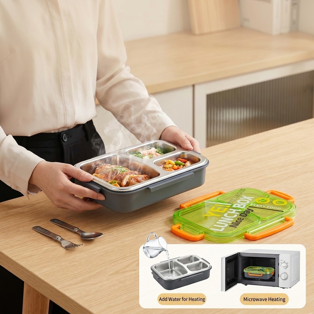 Microwavable 304 Stainless Ste - Food Storage Quart review and price