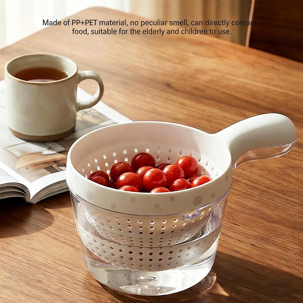 2 In 1 Double Drain Basket Wit - Food Storage Vegetables review and price