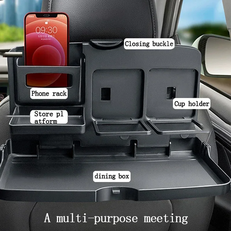 Car Back Seat Foldable Dining  - Food Storage Table review and price