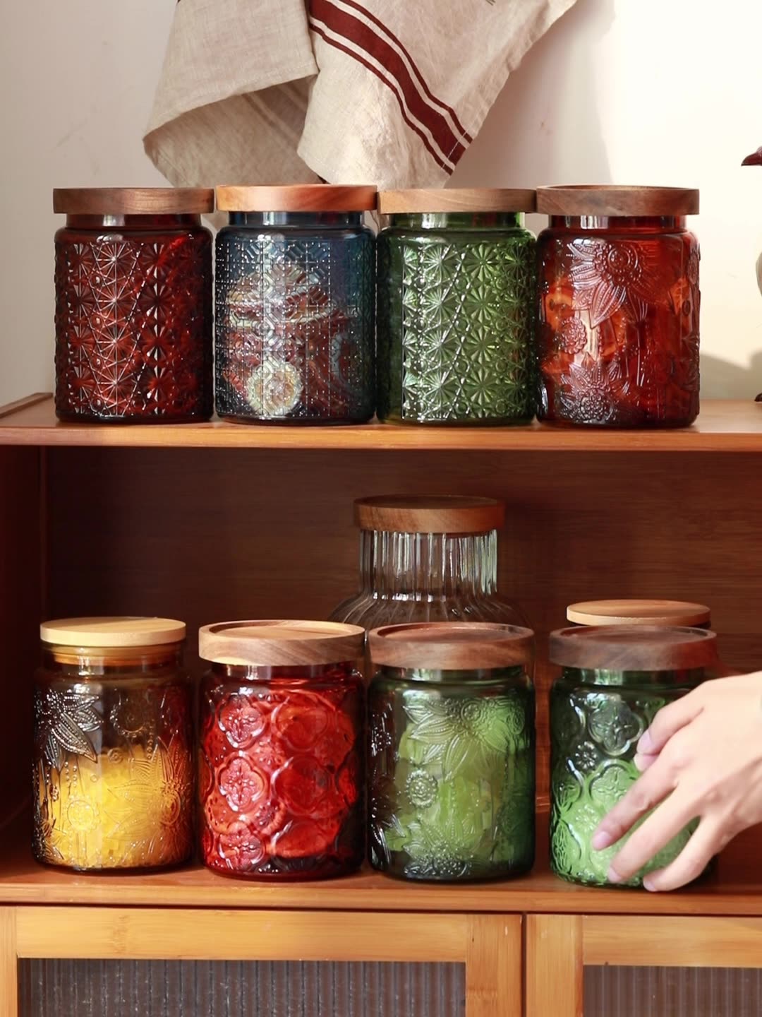 Vintage Glass Kitchen Storage  - Food Storage Jar Glass review and price