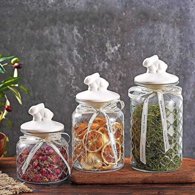 Transparent Glass Sealed Jar,  - Food Storage Acrylic Containers review and price