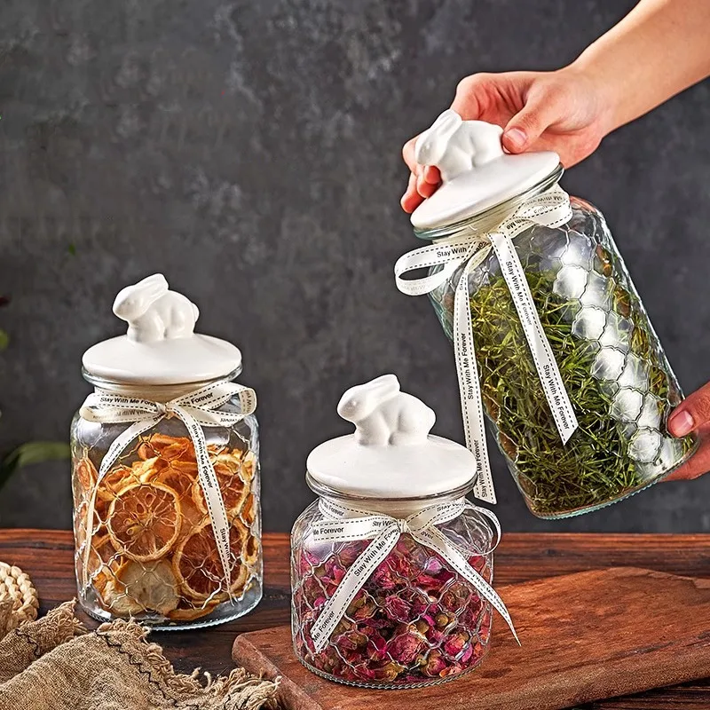 Transparent Glass Sealed Jar,  - Food Storage Acrylic Containers review and price