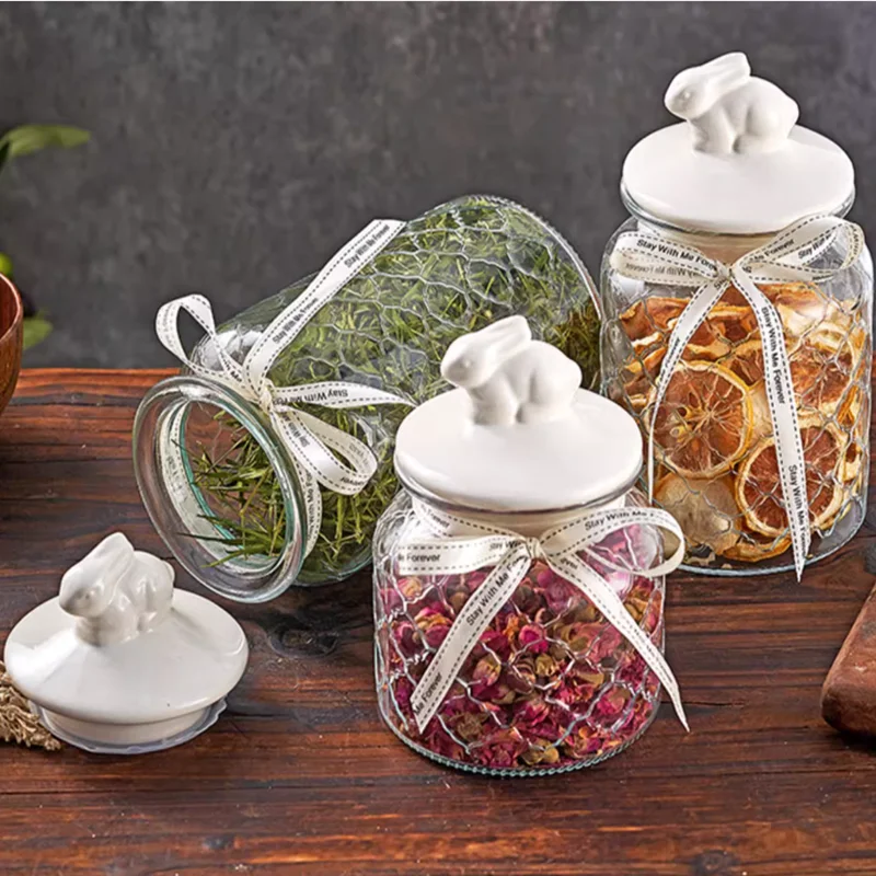 Transparent Glass Sealed Jar,  - Food Storage Acrylic Containers review and price