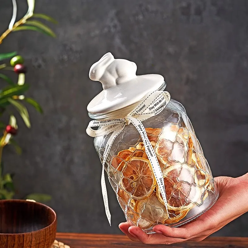Transparent Glass Sealed Jar,  - Food Storage Acrylic Containers review and price