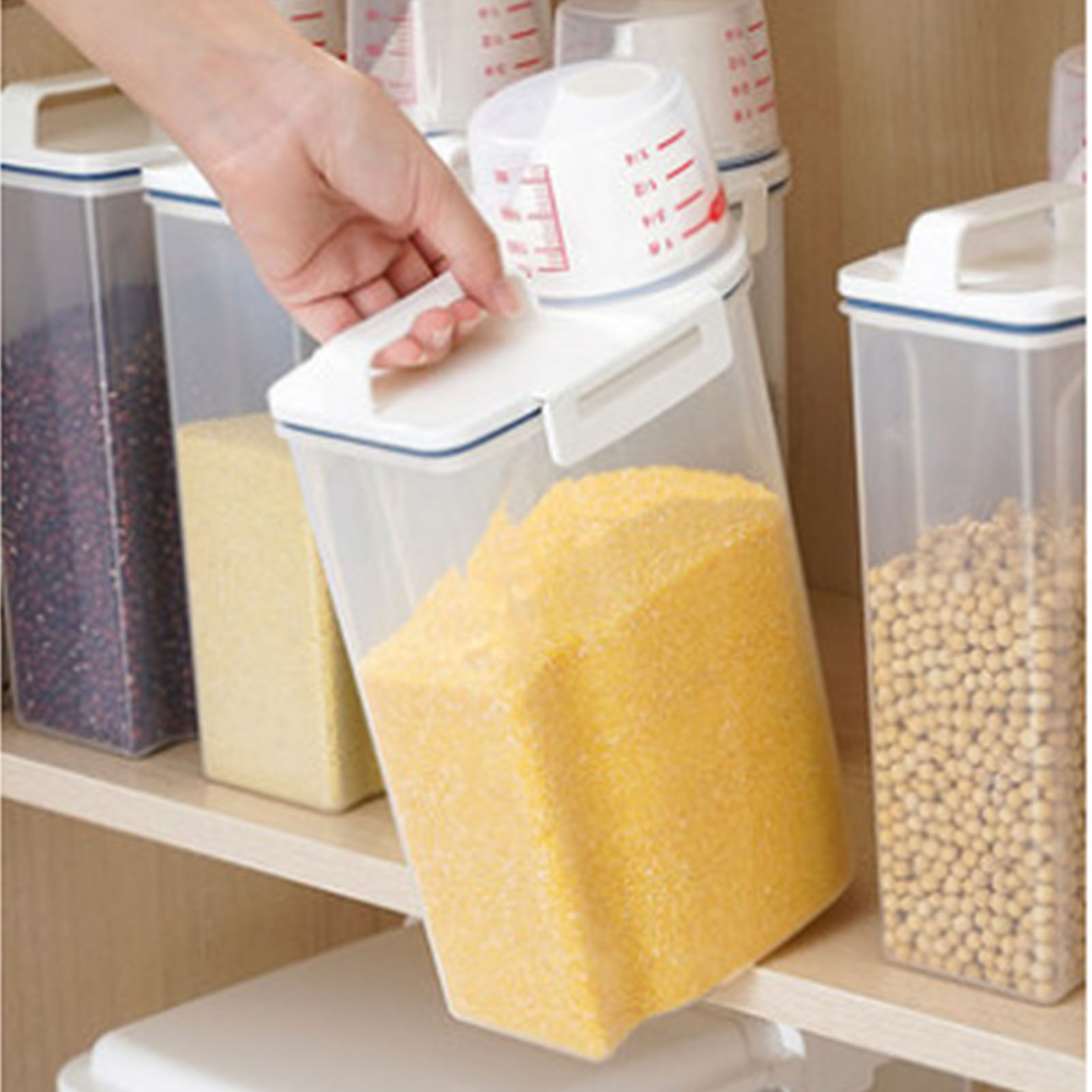 Cereal Container Rice Storage  - Food Storage Acrylic Containers review and price